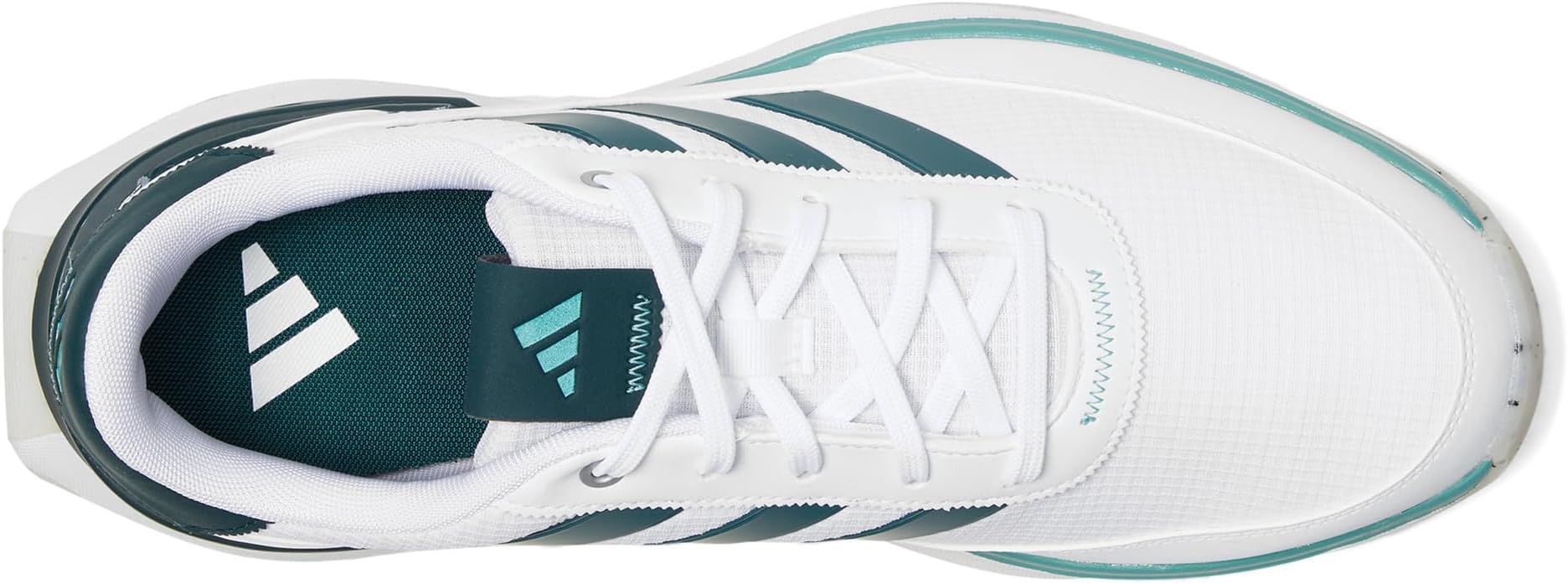 Кроссовки Adidas Golf S2G 24 Spikeless Golf Shoes, Footwear White/Aurora Ivory/Preloved Teal — фото 2