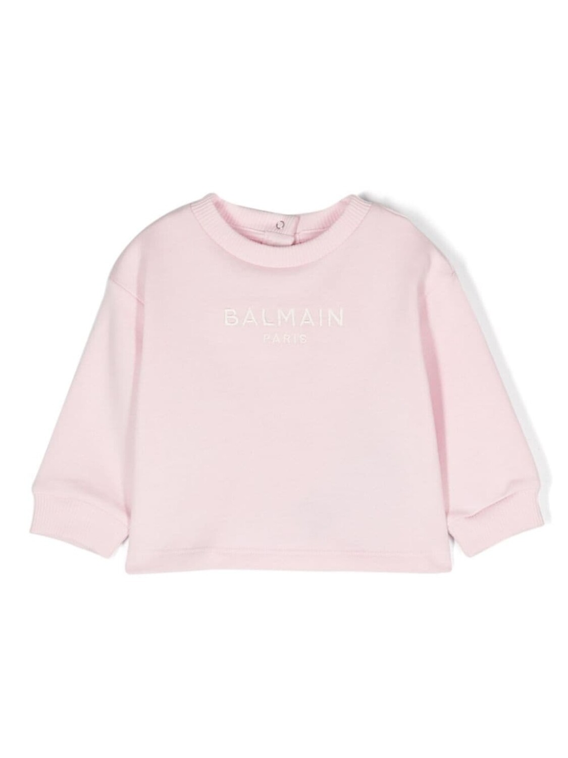 

Balmain Kids толстовка с вышитым логотипом, розовый