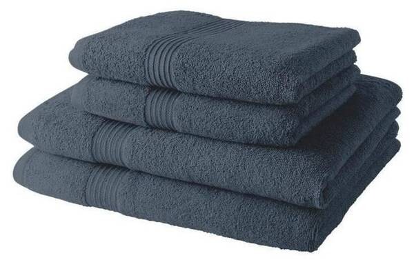 

Set 2 Handtuch 2 Набор полотенец Today ESSENTIAL, 90x1x50 см цвет blaugrau
