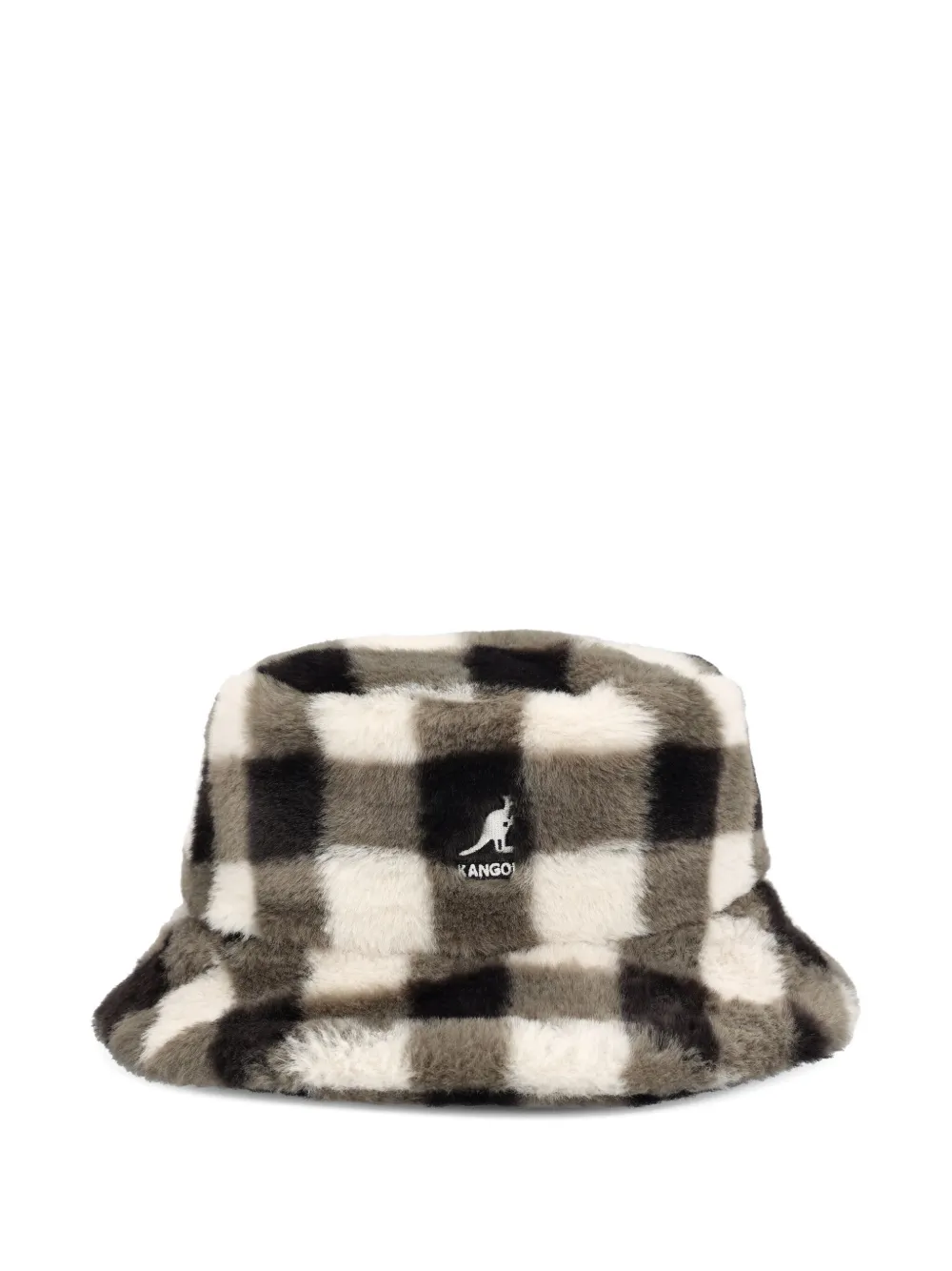 

Панама в клетку "гингем" Kangol, нейтральный