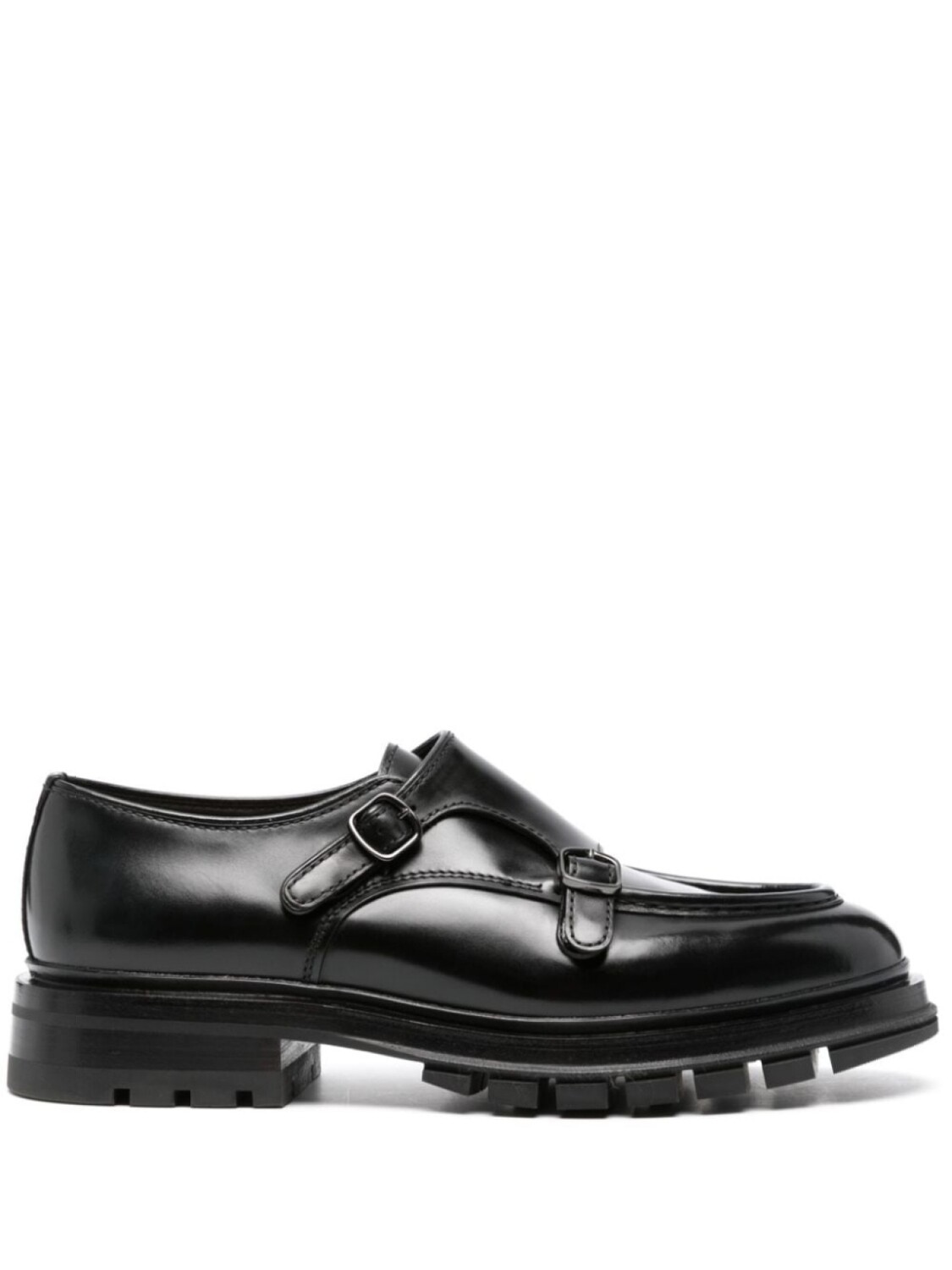 

Santoni туфли монки, черный