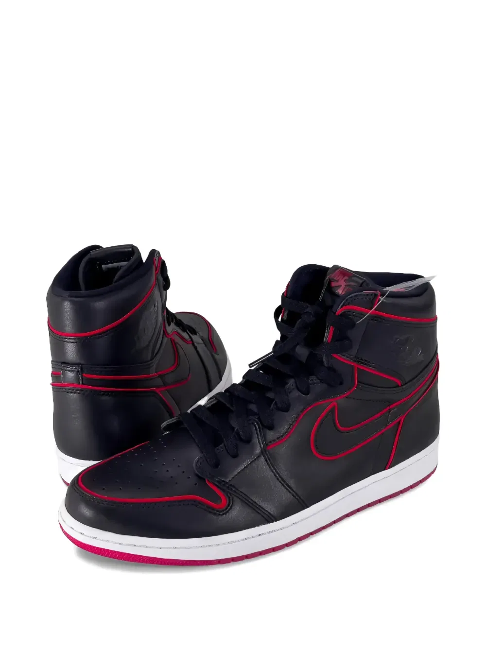 Кроссовки Jordan 1 "High Bloodline (F&F)", черный — фото 2