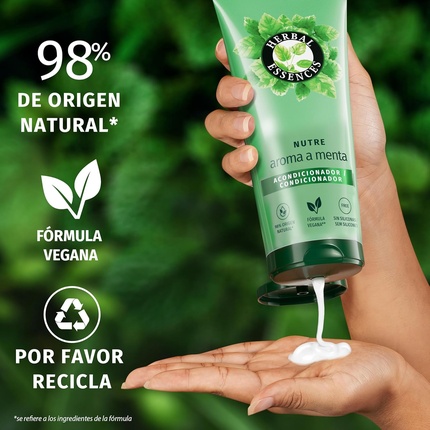 Питательный кондиционер Herbal Essences с ароматом мяты 250 мл для всех типов кожи Procter Gamble — фото 2