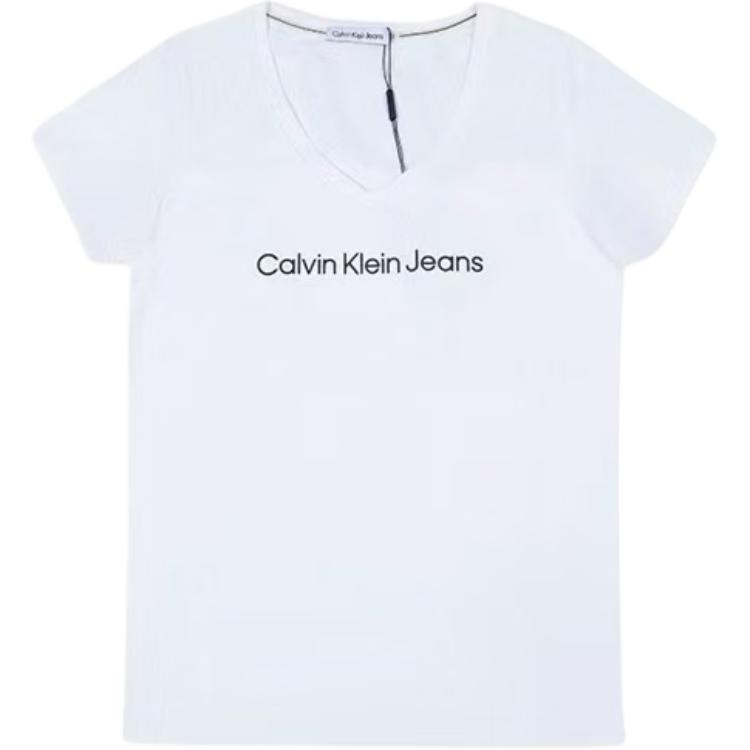 

Обычная футболка женская Calvin Klein, белый