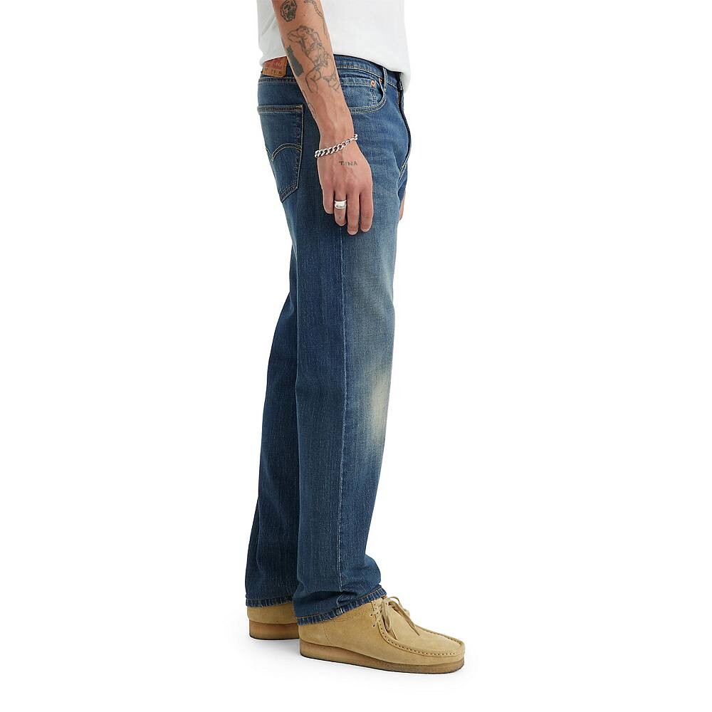 Мужские эластичные джинсы Levi's 505 стандартного кроя Eco-Ease, цвет Fremont Drop Shot — фото 3