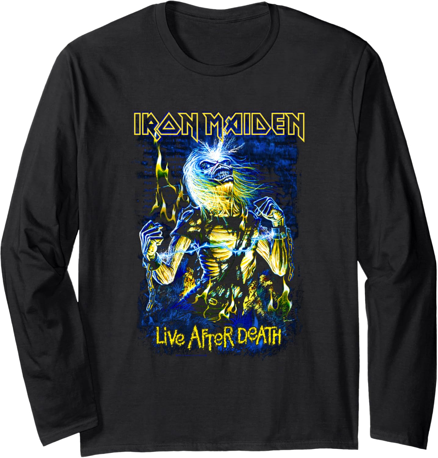 

Футболка с длинными рукавами Iron Maiden - Live After Death, черная