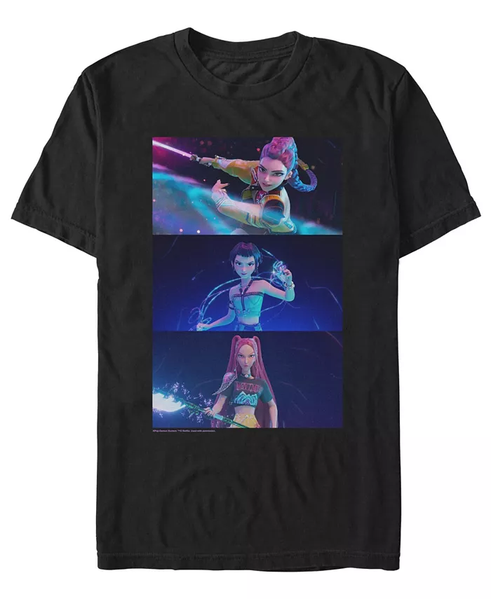 

Мужская футболка K-Pop Demon Hunters Crew Fifth Sun, черный