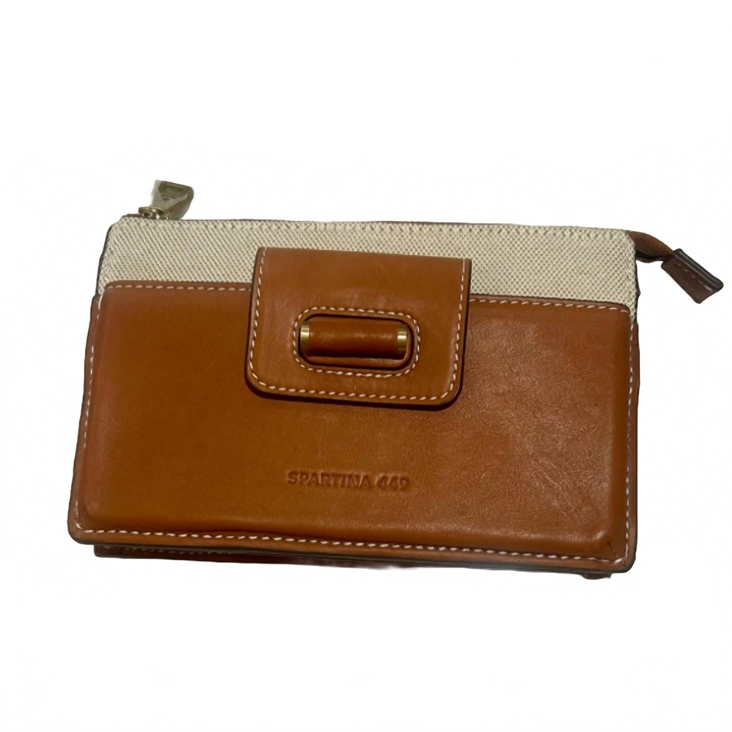 

Женская плетеная сумка-кроссбоди через плечо Phone в цвете седло-коричневый Spartina 449