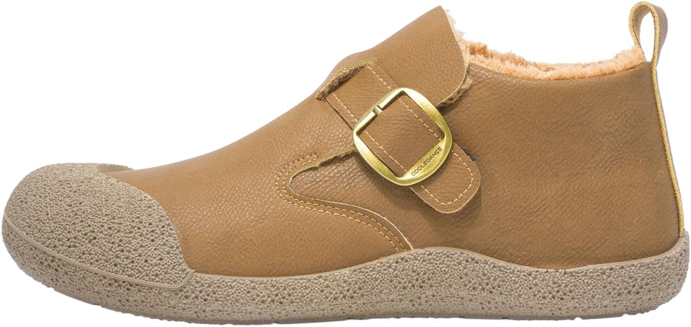 

Мужские кожаные ботинки средней высоты с флисовой подкладкой: двойной ремешок на пряжке, амортизирующая противоскользящая подошва, ультратеплая подкладка- идеально для повседневной носки в холодную погоду и случайного отдыха на улице Khwfjas, ха...