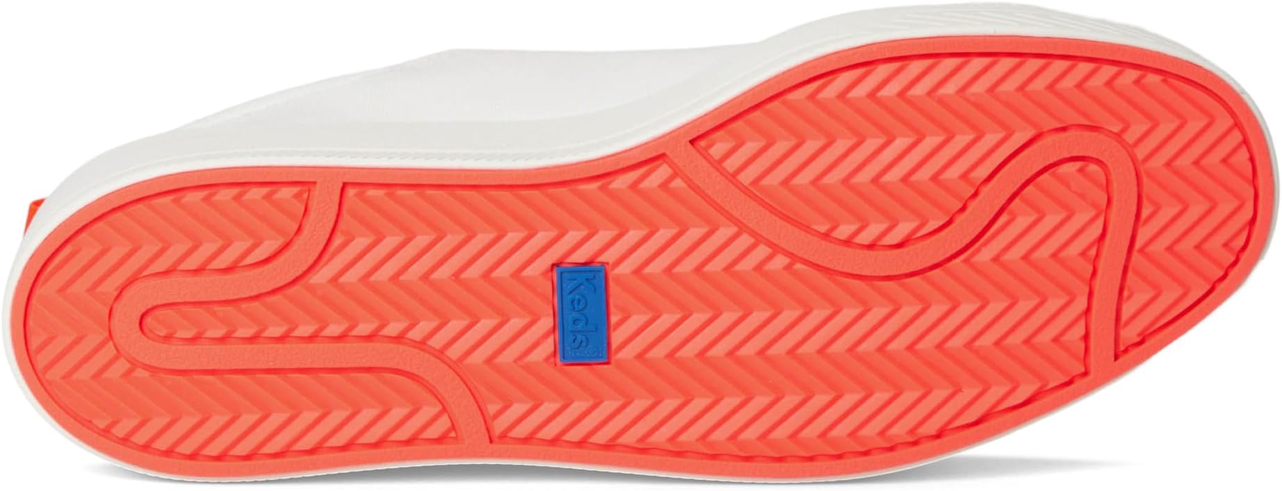 Кроссовки Keds Skyler Lace-Up, цвет Snow White/Coral Outsole — фото 3