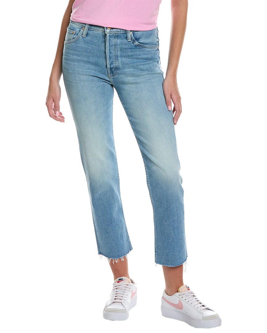 

Джинсы MOTHER Denim Tomcat Kitty Corner Ankle Fray Jean, синий