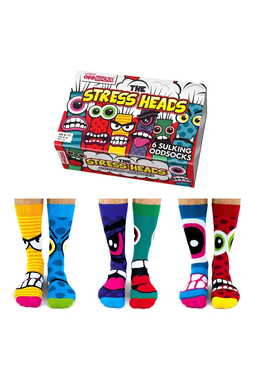 

Носки от стресса United Odd Socks, мультиколор