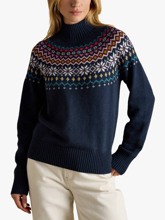 

Свитер Alba Fair Isle Joules, Navy