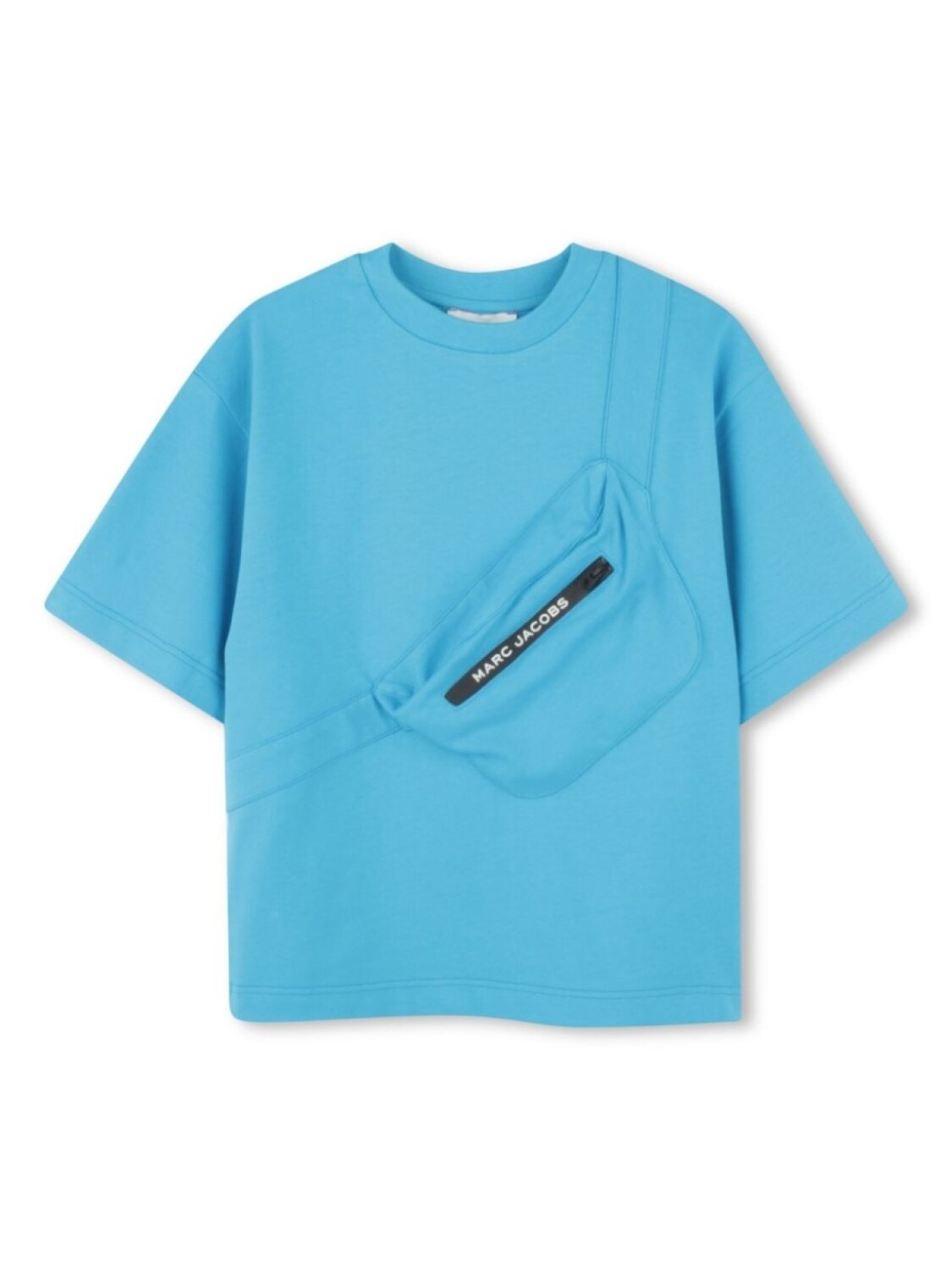

Marc Jacobs Kids футболка с карманом, синий