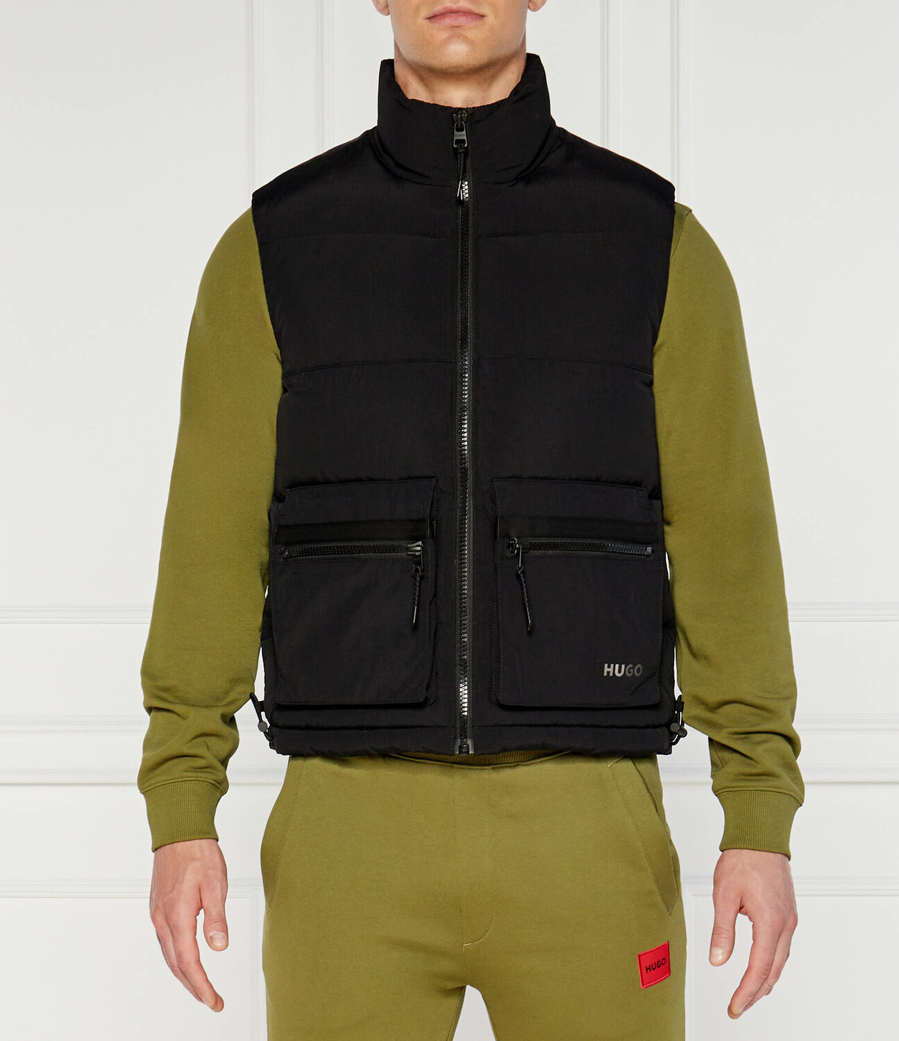 

Куртка HUGO Regular Fit, черный