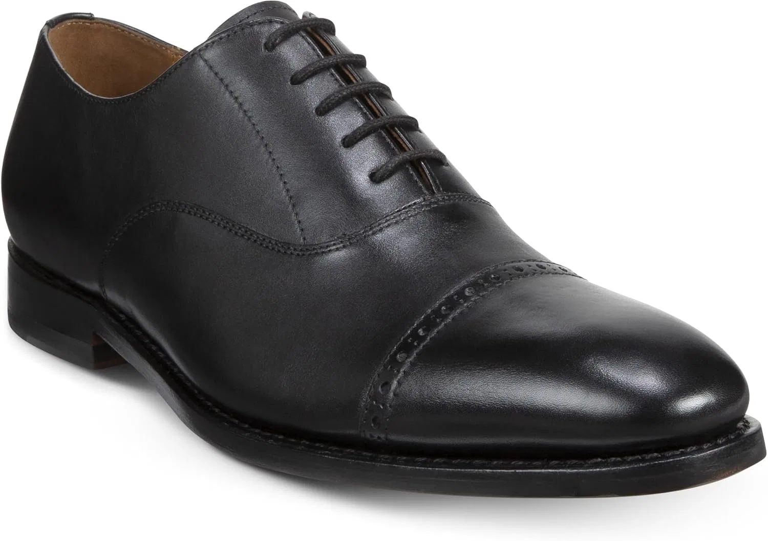 Оксфорды из натуральной кожи Allen Edmonds, черный