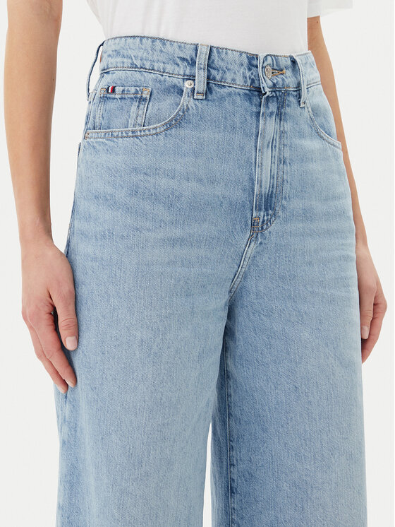 Джинсы свободного кроя WW0WW45504 Tommy Hilfiger, голубой — фото 4