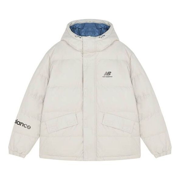 

Куртка с логотипом пуховик New Balance, белый