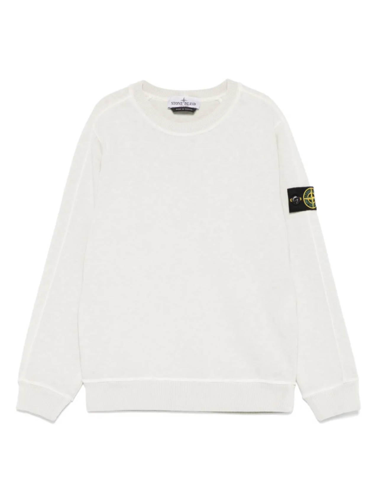 

Хлопковая толстовка Stone Island Junior, нейтральный
