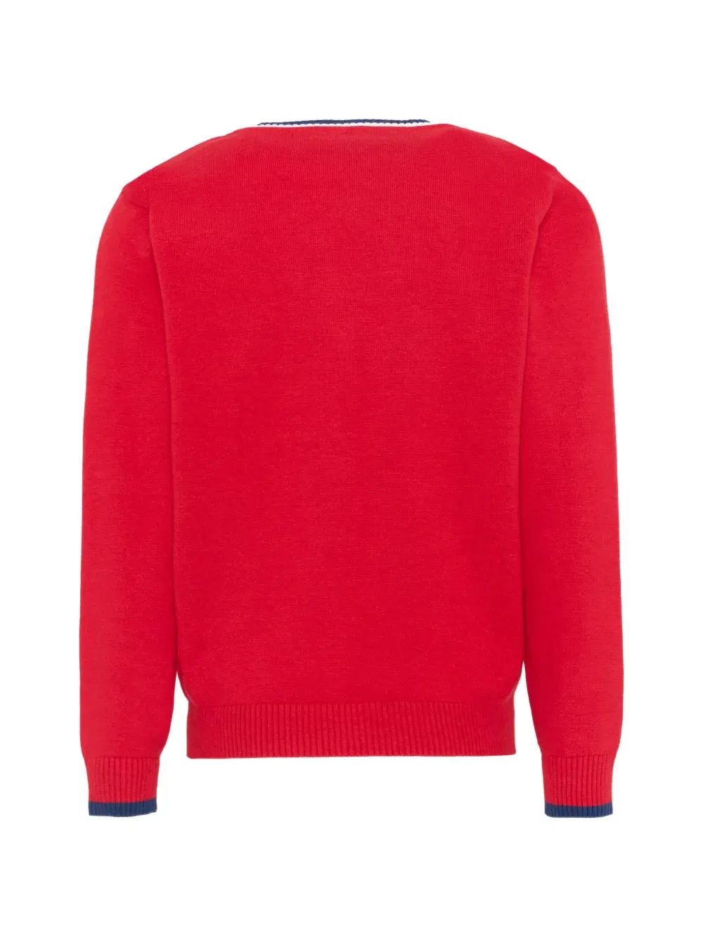 Кардиган с V-образным вырезом Trussardi Junior, красный — фото 2