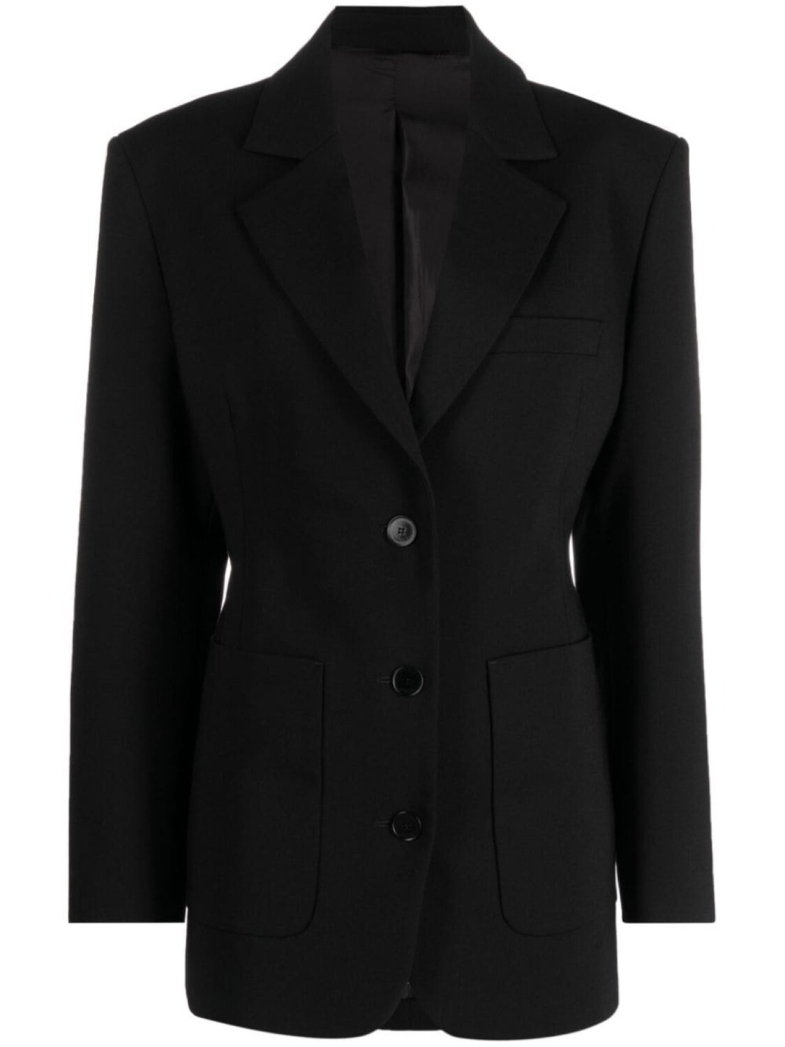 

Lanvin однобортный блейзер, черный