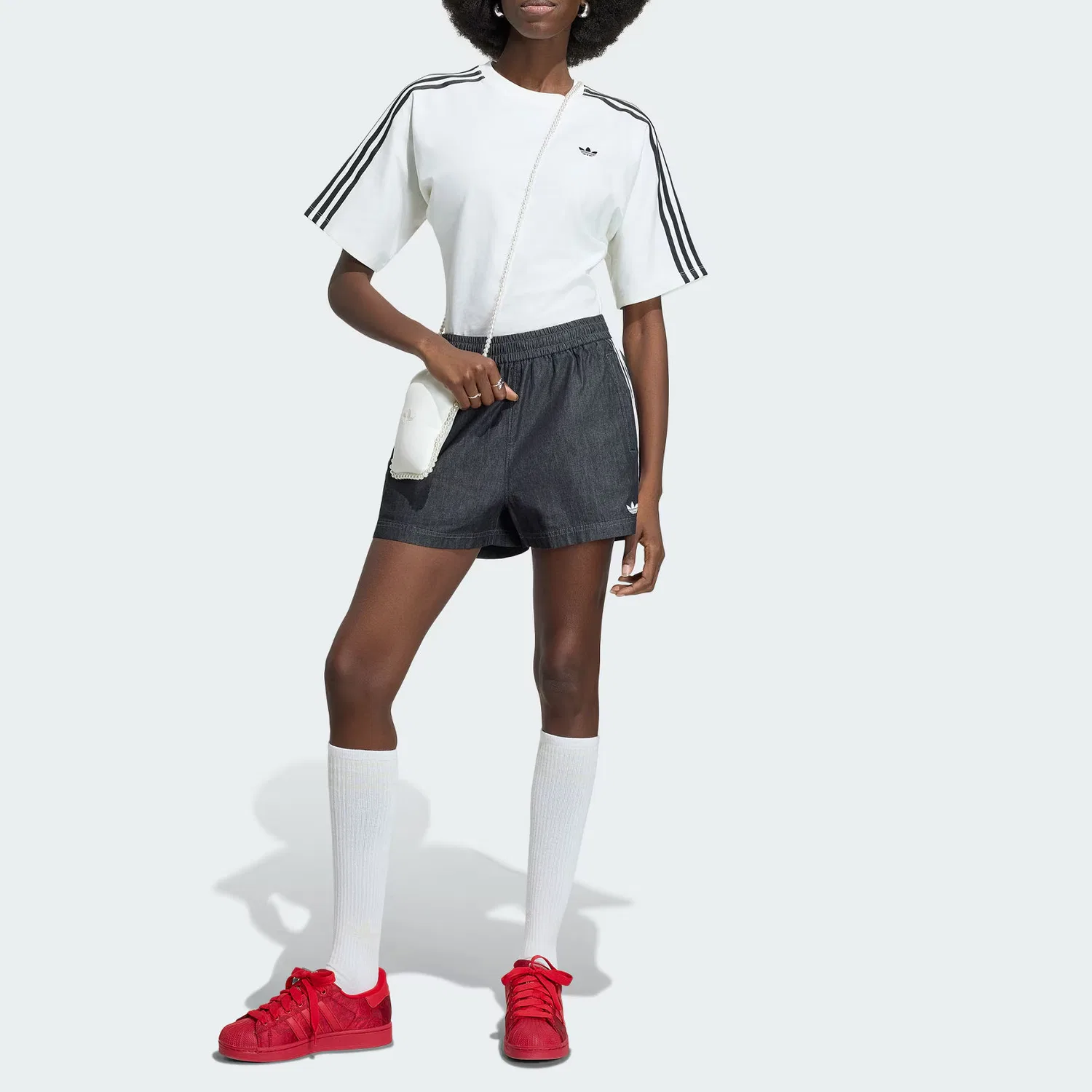 Футболка ADILENIUM женская Adidas Originals, Jade White — фото 3