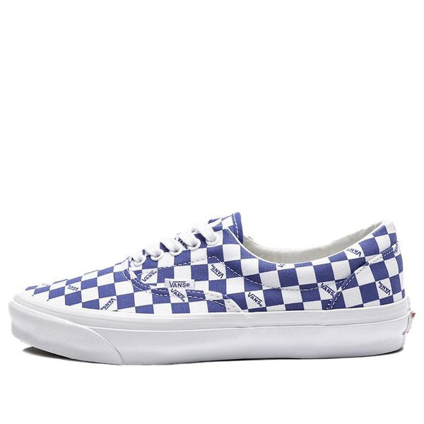 

Кроссовки og era lx 'checkerboard logo - nautical blue' Vans, белый