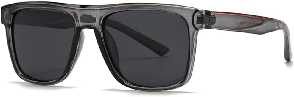 

Солнцезащитные очки с защитой UV400 | Компактная легкая оправа, цветные линзы | Для женщин и мужчин, для занятий спортом на открытом воздухе и вождения DSVIGF, Smoky Gray