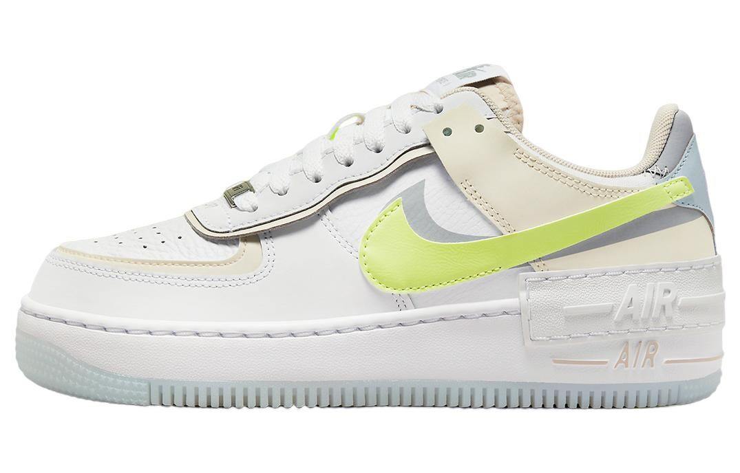 Женские кроссовки для скейтбординга Nike Air Force 1 Low, белый и зеленый