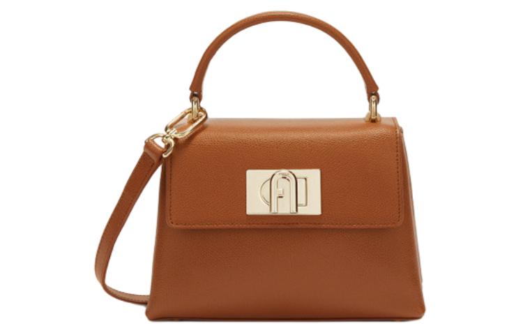 

Furla Кожаная портативная сумка через плечо 1927 коллекции маленькая женская коричневая