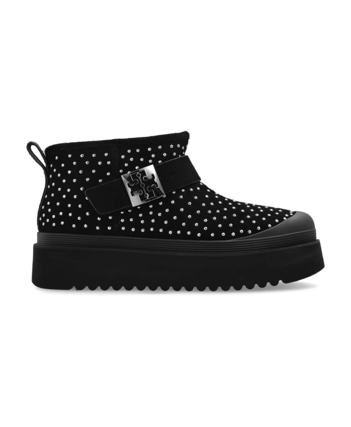 Зимние ботинки с логотипом Tory Burch, черный