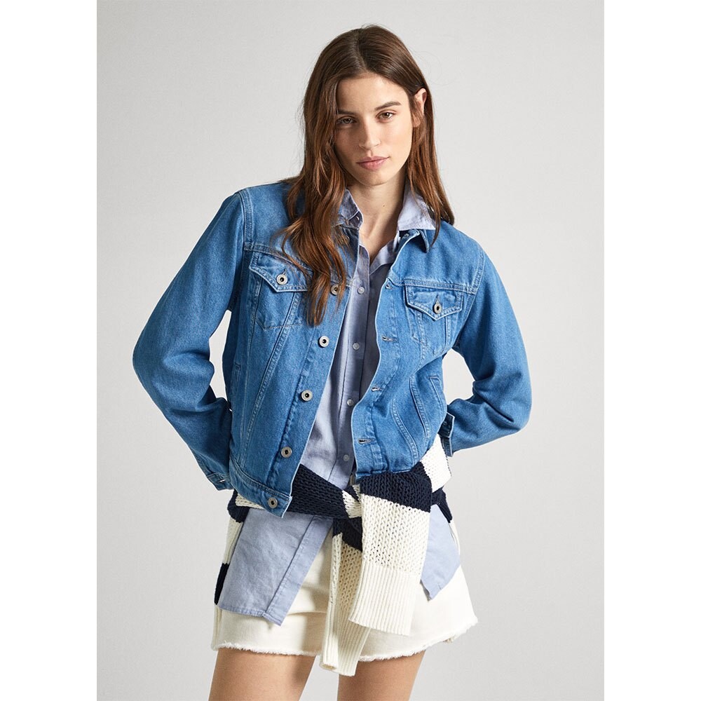 

Куртка Pepe Jeans Rose Rclm denim, синий
