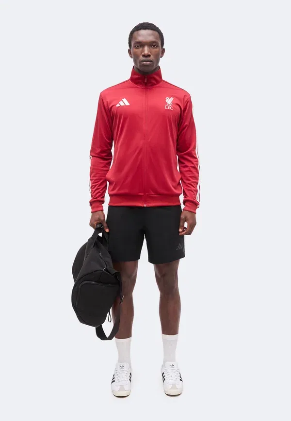 Толстовка Liverpool FC DNA Track Club Wear Adidas Performance, активный бордовый — фото 2