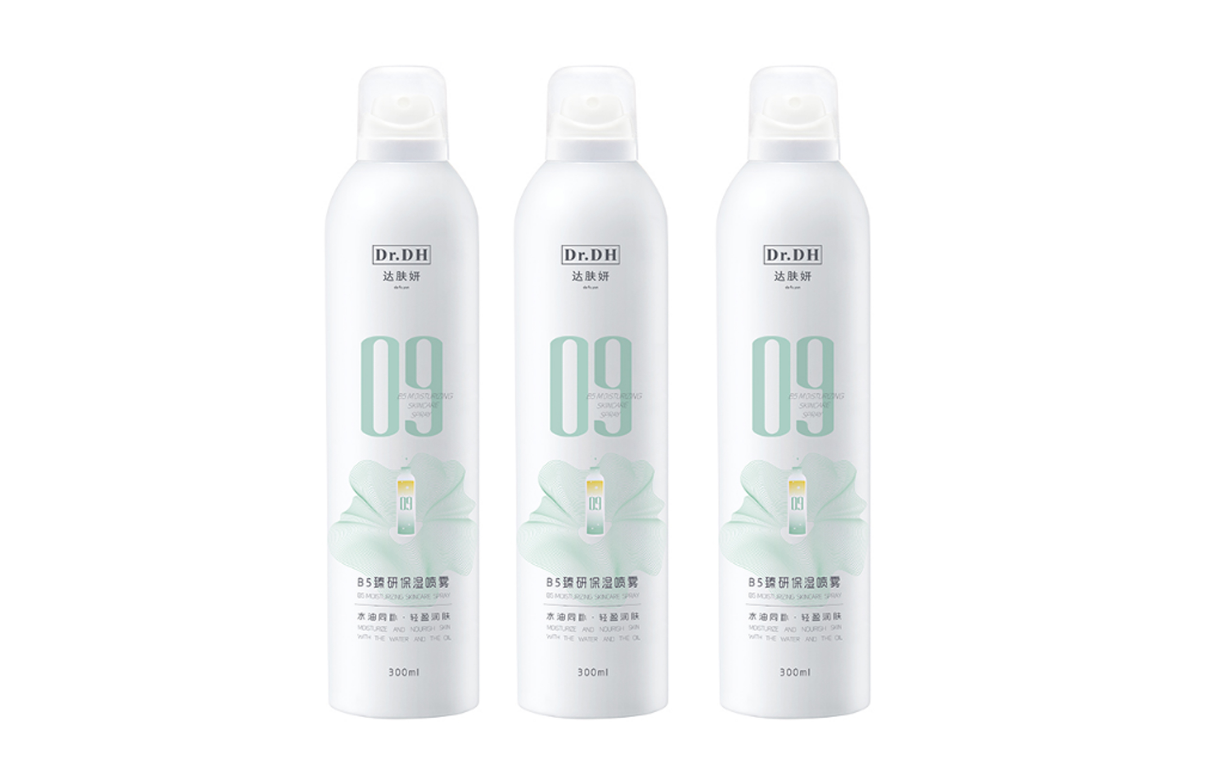 

B5 премиальный увлажняющий спрей-тонер увлажняющий, успокаивающий, питающий 300мл/300мл*2/300мл*3 Dr.DH