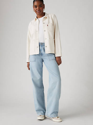 

Джинсы женские прямые Surplus Levi's, цвет Trek Tech - Light Wash