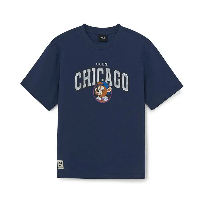Футболка водолазка MLB KIDS темно-синяя