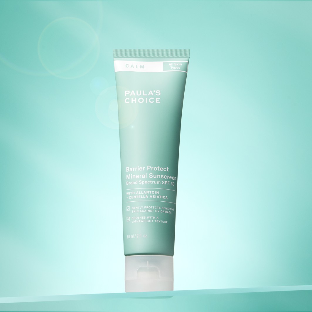 Солнцезащитный крем calm barrier protect mineral sunscreen spf 30 Paulas Choice, объем 60 мл — фото 2