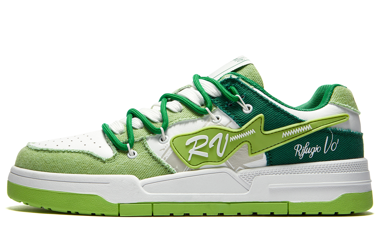 

RIFUGIO VO' Стильные скейтерские кроссовки унисекс авокадо, цвет Avocado Green