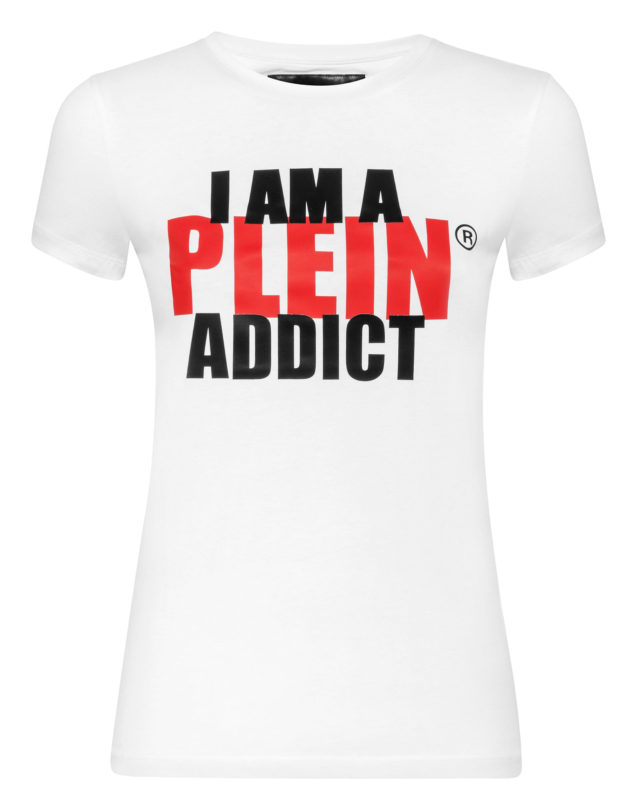 

Футболка с круглым вырезом SS Statement PHILIPP PLEIN, белый