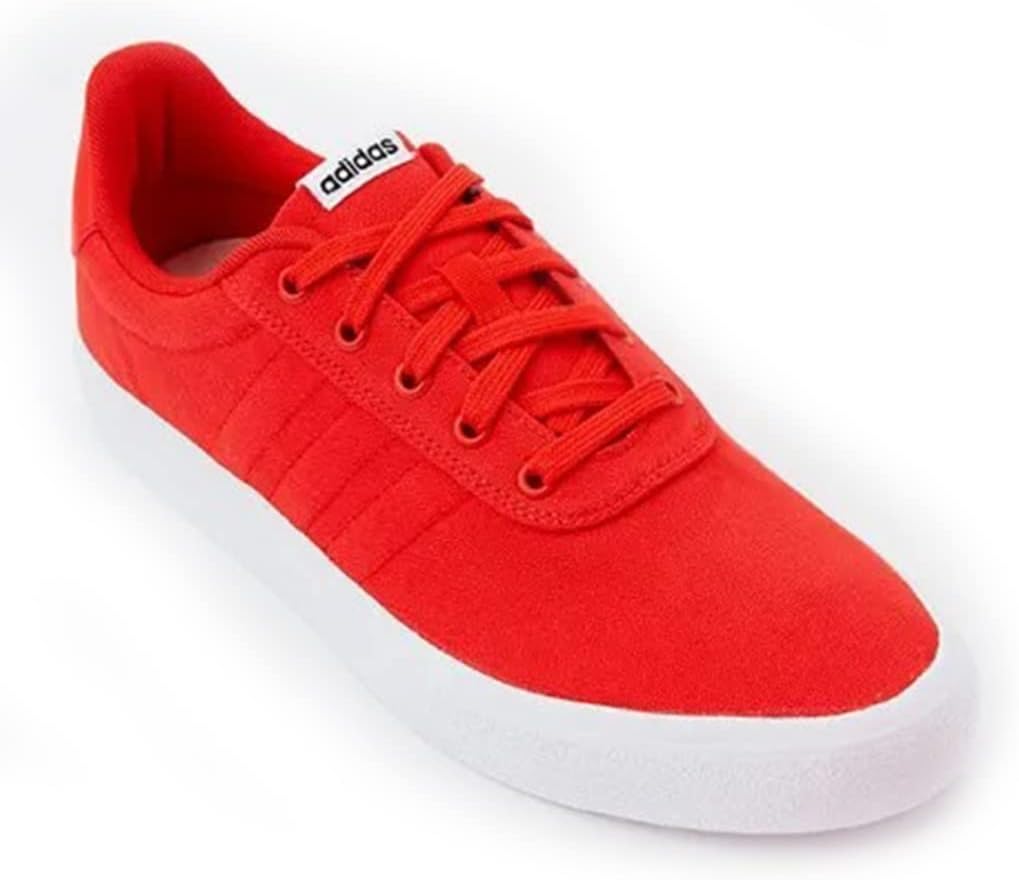 Мужские кроссовки Adidas Vulcraid3r, белый/красный/ярко-красный — фото 2