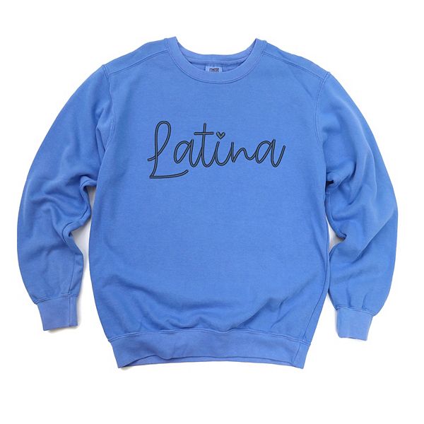 

Вышитая футболка latina cursive - женский окрашенный графический свитшот Simply Sage Market, Flo Blue, Зеленый, Вышитая футболка latina cursive - женский окрашенный графический свитшот Simply Sage Market, Flo Blue