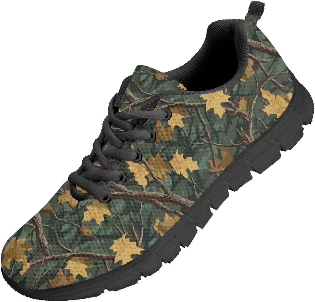 

Мужские кроссовки Funnydude Funny Print для бега, осенние удобные легкие кроссовки для тренировок, Maple Leaf