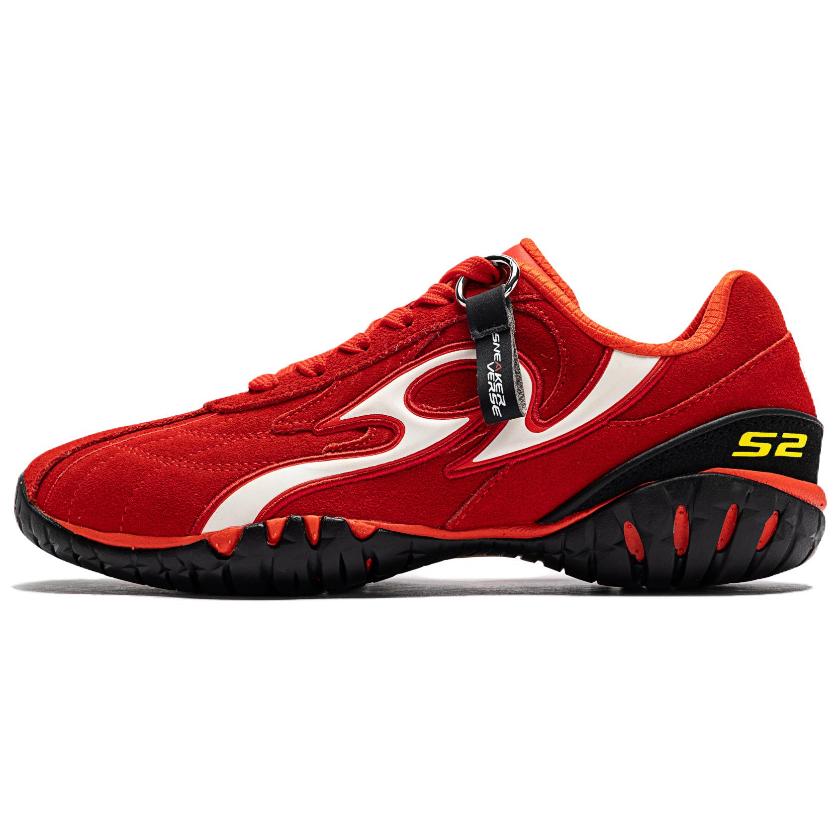 

ANTA SNEAKERVERSE Износостойкие дышащие низкие повседневные кроссовки, мужские термобелье, красные