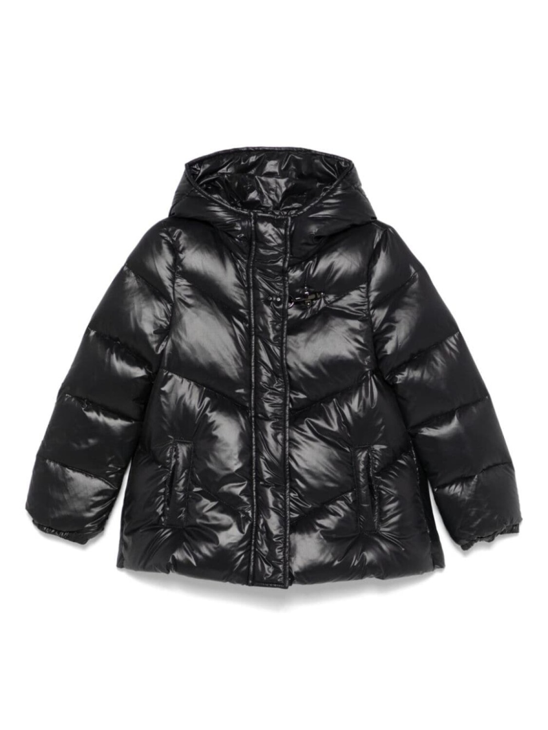 

Fay Kids пуховик с капюшоном, черный