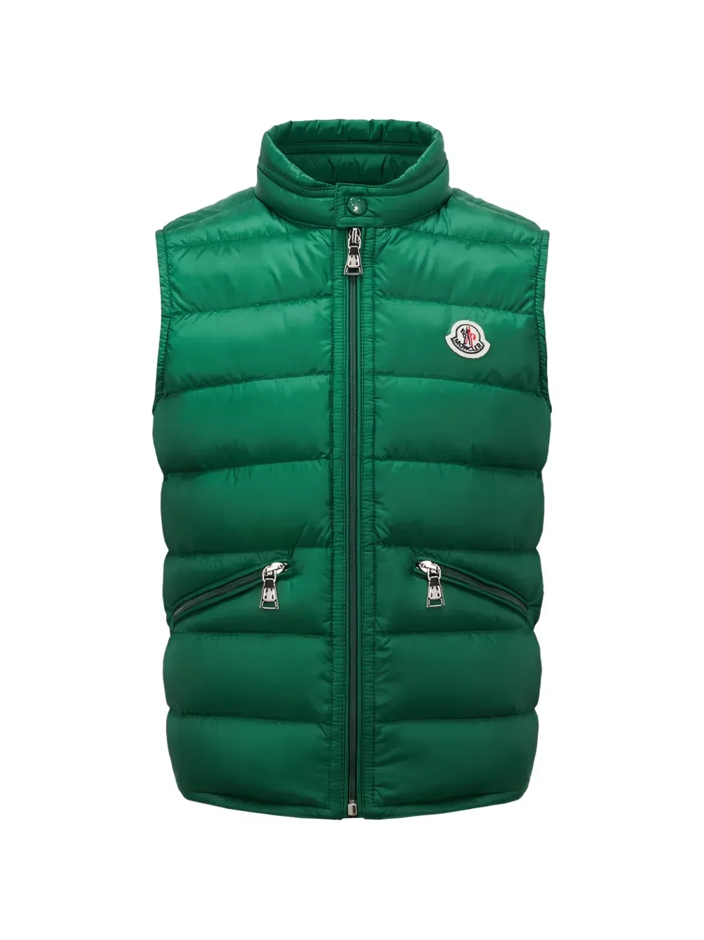 Стеганый жилет Moncler Grenoble Kids, зеленый