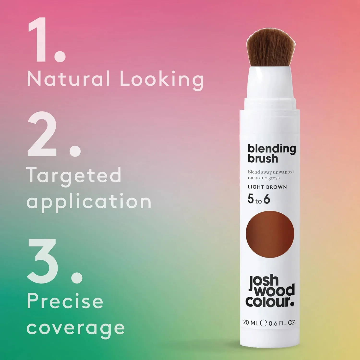 Временная краска для корней волос Blending Brush (Light Brown) от Josh Wood Josh Wood Colour, Light Brown — фото 3