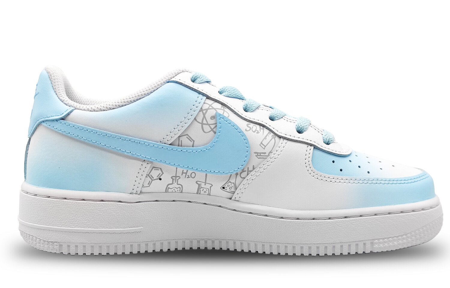 

Кроссовки Nike Air Force 1 Skateboard Shoes Women's Low-Top Blue