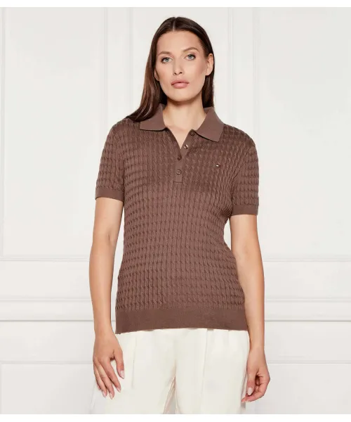

Футболка поло Regular fit Tommy Hilfiger, коричневый