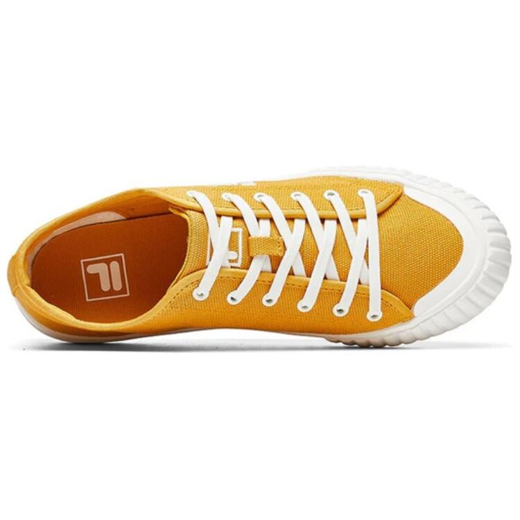 Мужские классические кроссовки для скейтбординга Kicks Low-желтые Fila — фото 4