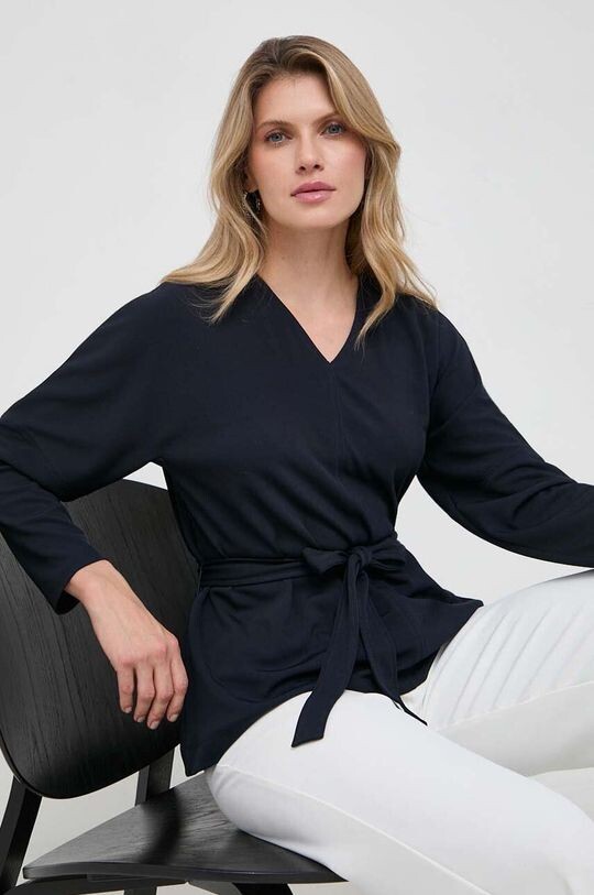 

Блузка Max Mara Leisure, темно-синий